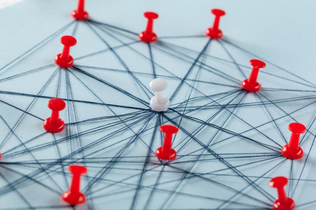 Network pins